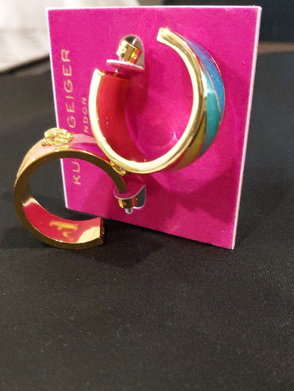 KURT GEIGER LONDON RAINBOW HOOPS